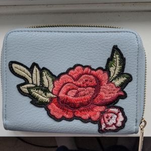 Brand new Dream Control embroidered rose wallet!